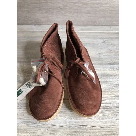 Clarks Originals Men\'s Desert Boot Rust Brown Suede 10.5 main image 9
